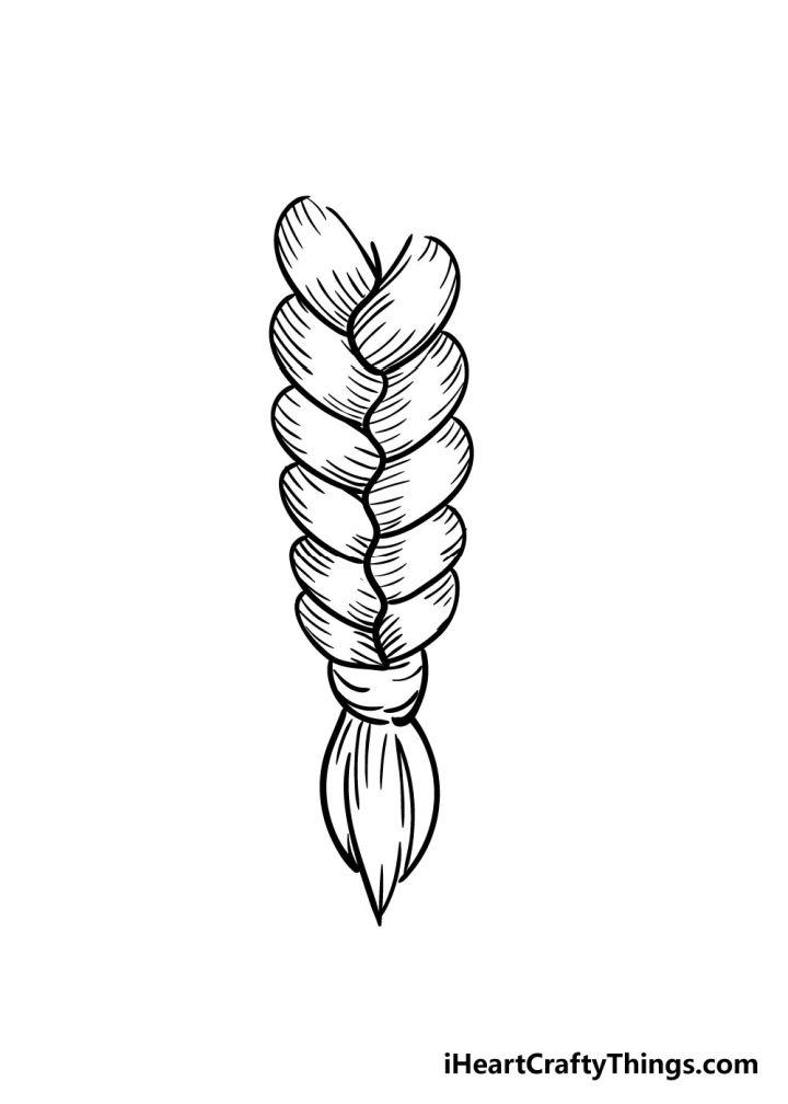 Draw a Braid Step by Step Guide