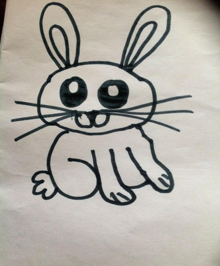 Draw a Cute Cartoon Bunny