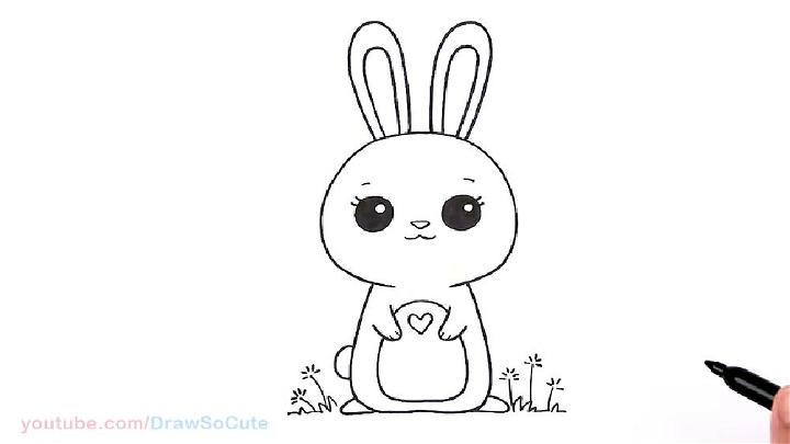 How To Draw A Rabbit Easy Step By Step for Beginners | Bunny with butterfly  | Pencil drawing | How To Draw A Rabbit Easy Step By Step for Beginners |  Bunny