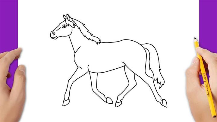 Drawing of a Horse