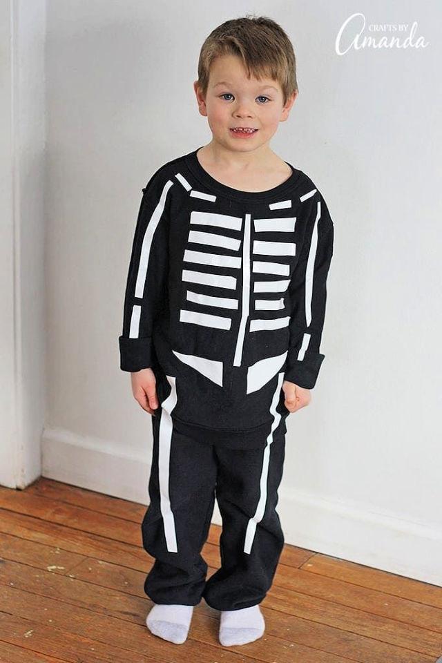 Duct Tape Skeleton Costume