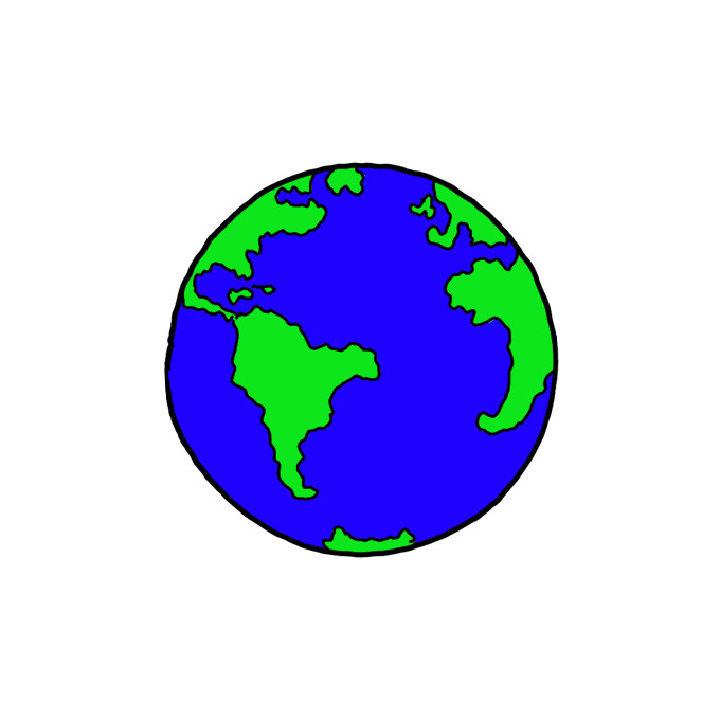 Earth Picture Drawing