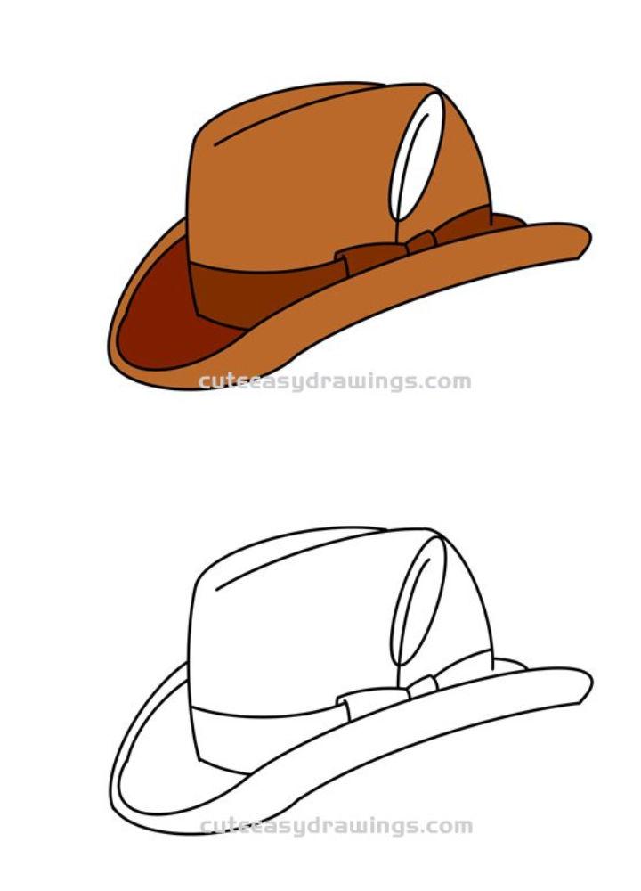 15 Easy Cowboy Hat Drawing Ideas How To Draw A Cowboy Hat