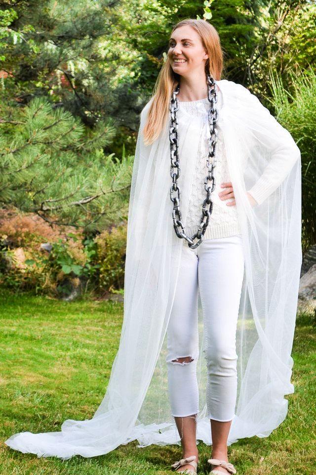 Easy Ghost Costume for Women