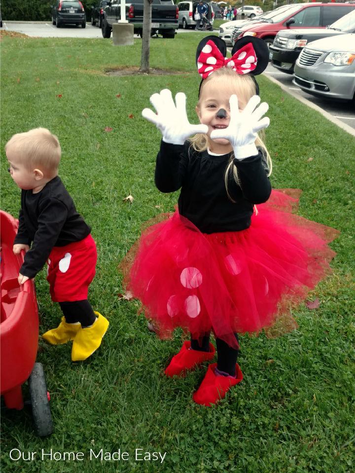 Easy Mickey and Minnie Mouse Costume