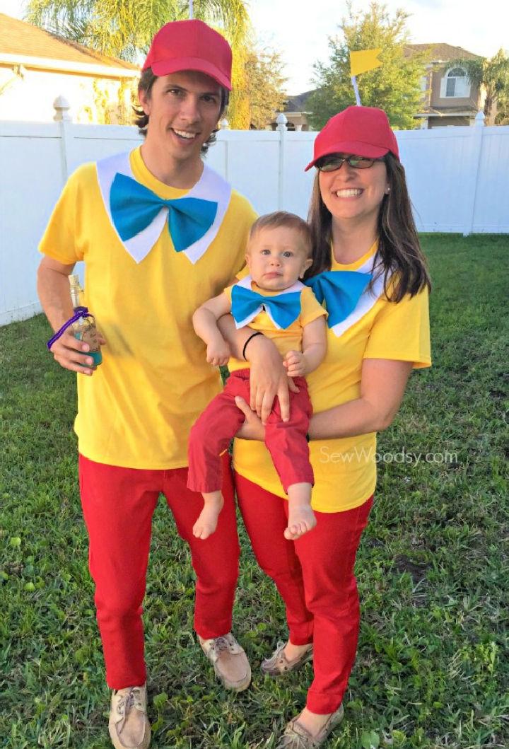 Easy Tweedle Family Costume