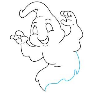 20 Cute Ghost Drawing Ideas - How To Draw A Ghost - Blitsy