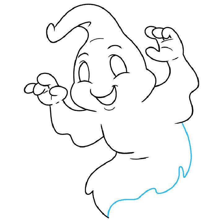 Easy Way to Draw Ghost