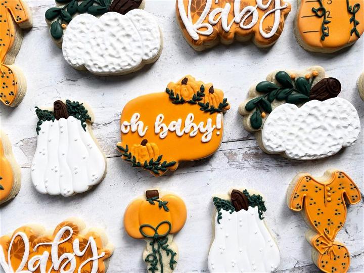 Fall Baby Shower Cookies