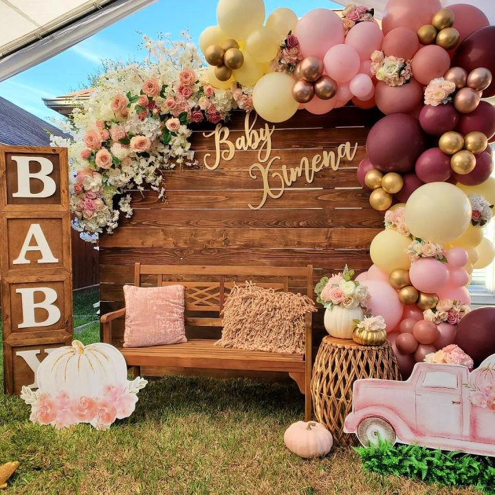 Fall Theme Baby Shower