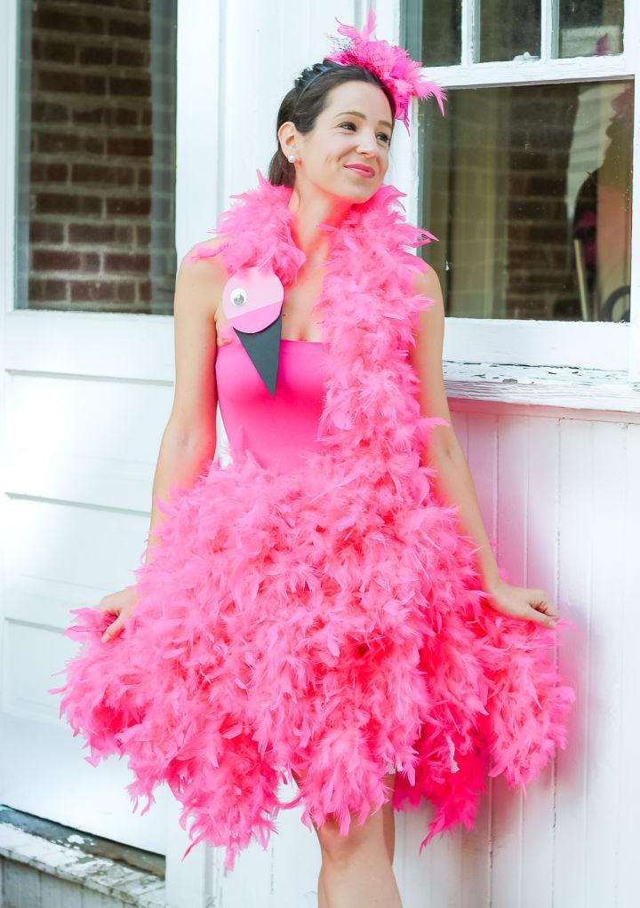 Fun Pink Flamingo Halloween Costume