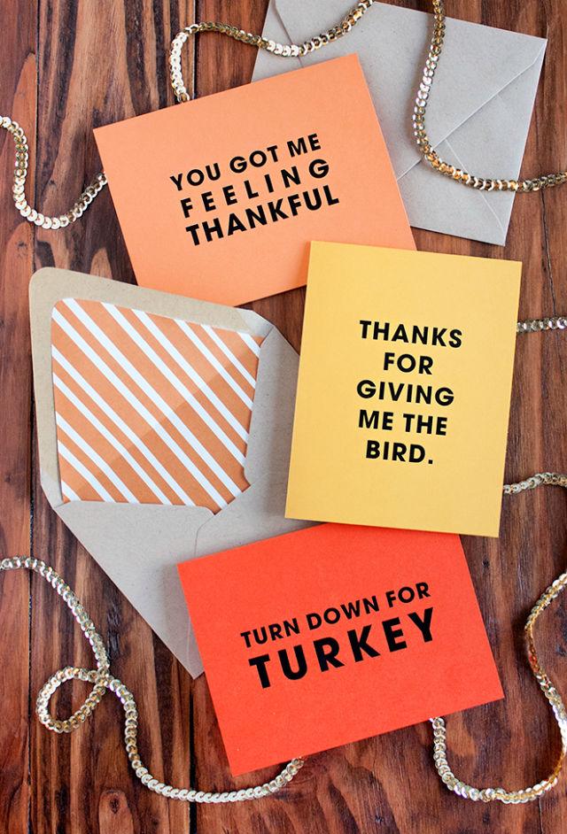 Funny Happy Thanksgiving Cards