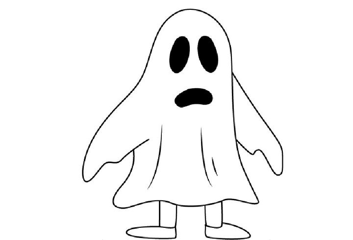 Ghost Drawing from Uncle Grandpa