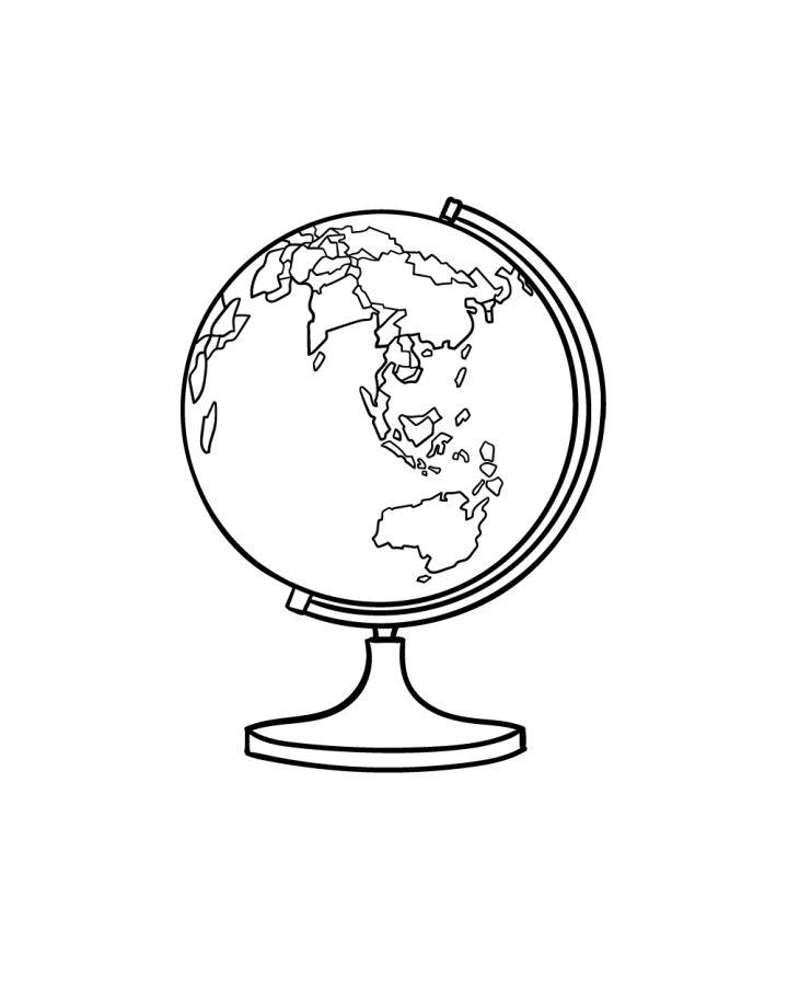 Globe Earth Drawing