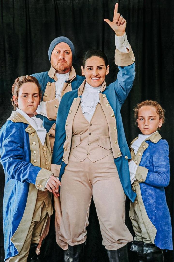 Hamilton Costume for the Whole Family