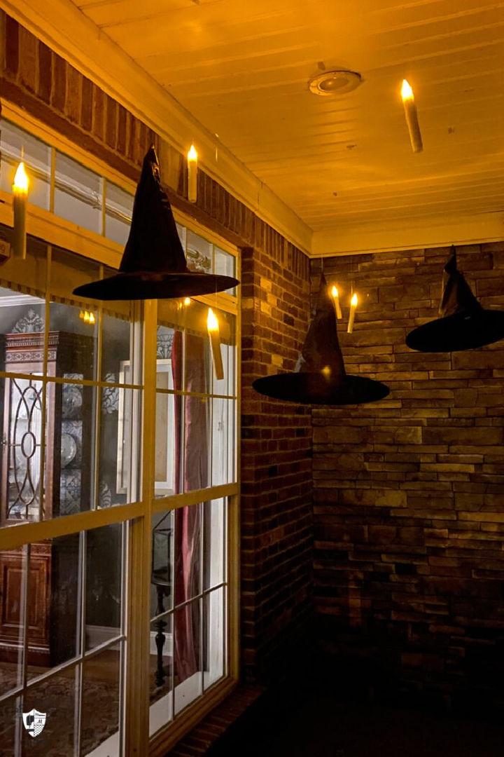 Hang Floating Candles from Ceiling