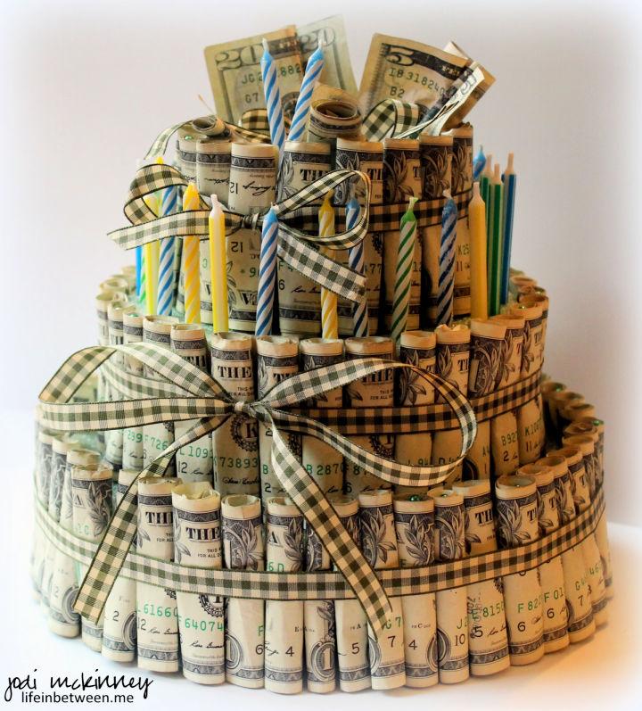 Happy Birthday Money Cake