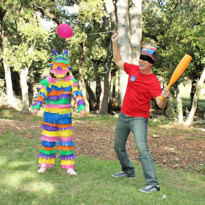 Hilarious Pinata and Birthday Boy Couple Costume