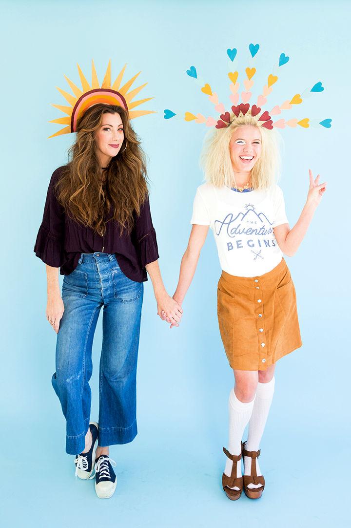 Hippie Halloween Costume for Best Friends