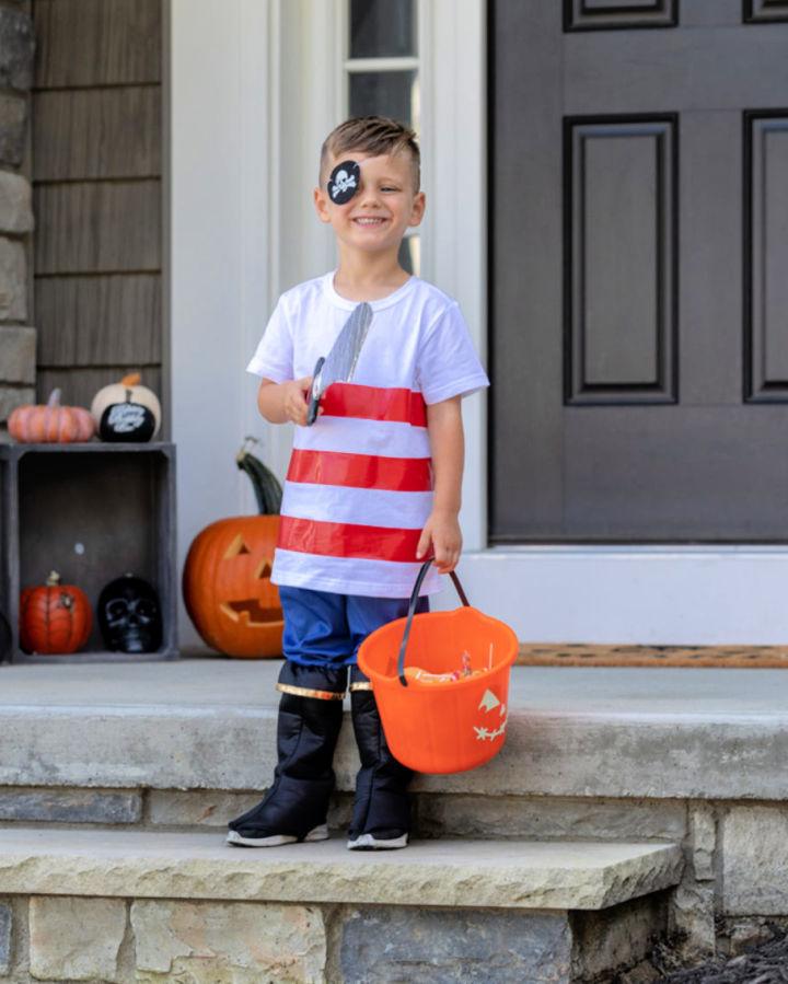 homemade pirate costume for kids