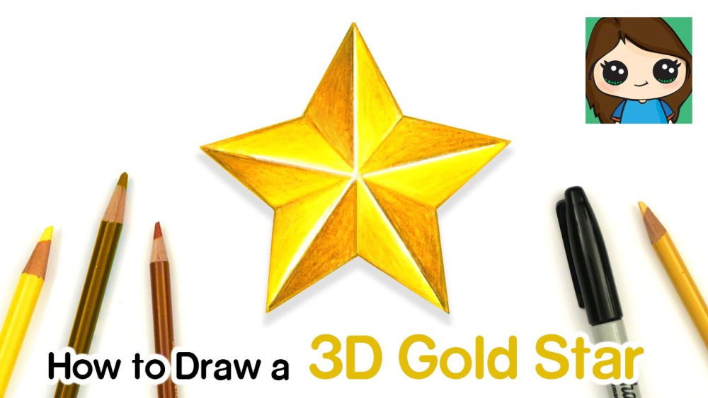 3d Star Sketch