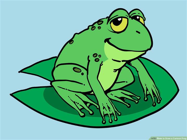 How to Draw a Cartoon Frog