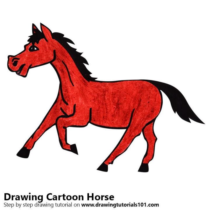 How to Draw a Cartoon Horse