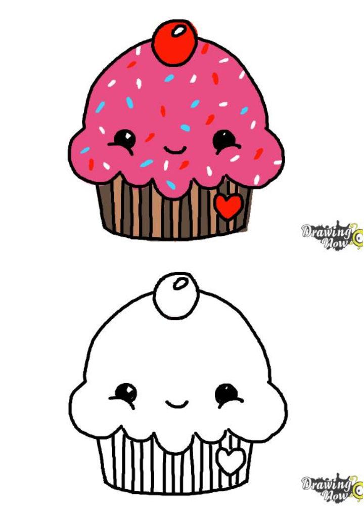 How to Draw a Cupcake