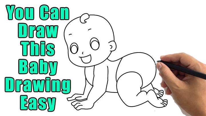 How to Draw a Cute Baby Sketch