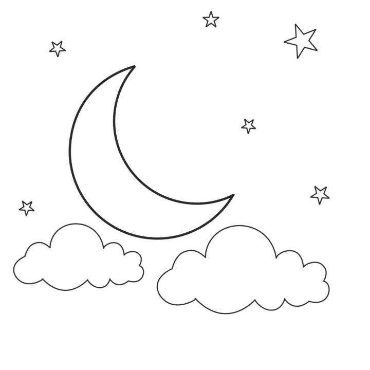 How Do You Draw A Half Moon