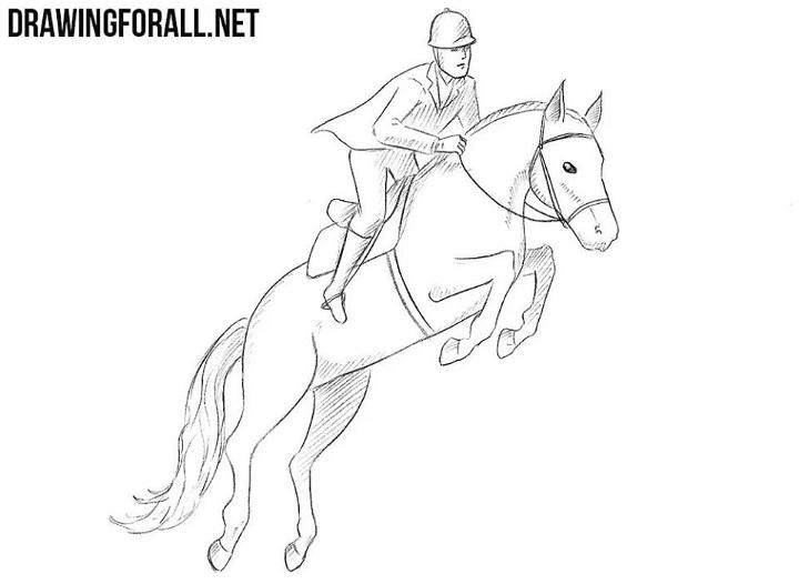 How to Draw a Horse Rider