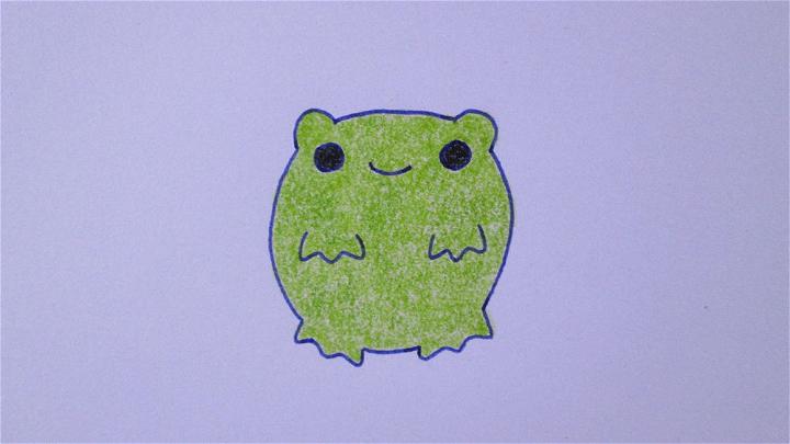 How to Draw a Kawaii Frog