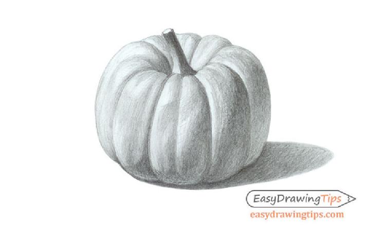 How to Draw a Realistic Pumpkin