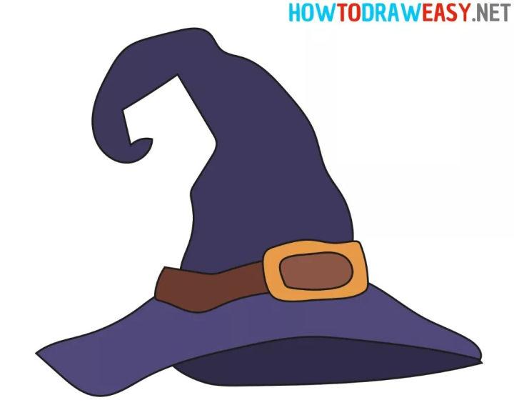 How to Draw a Witch Hat