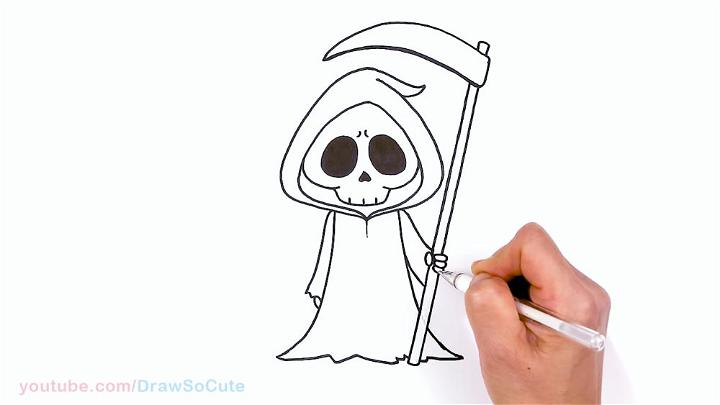 How to Draw the Grim Reaper for Halloween