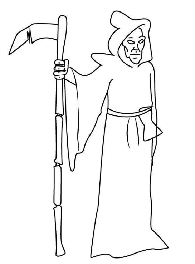 How to Draw the Grim Reaper from Animaniacs