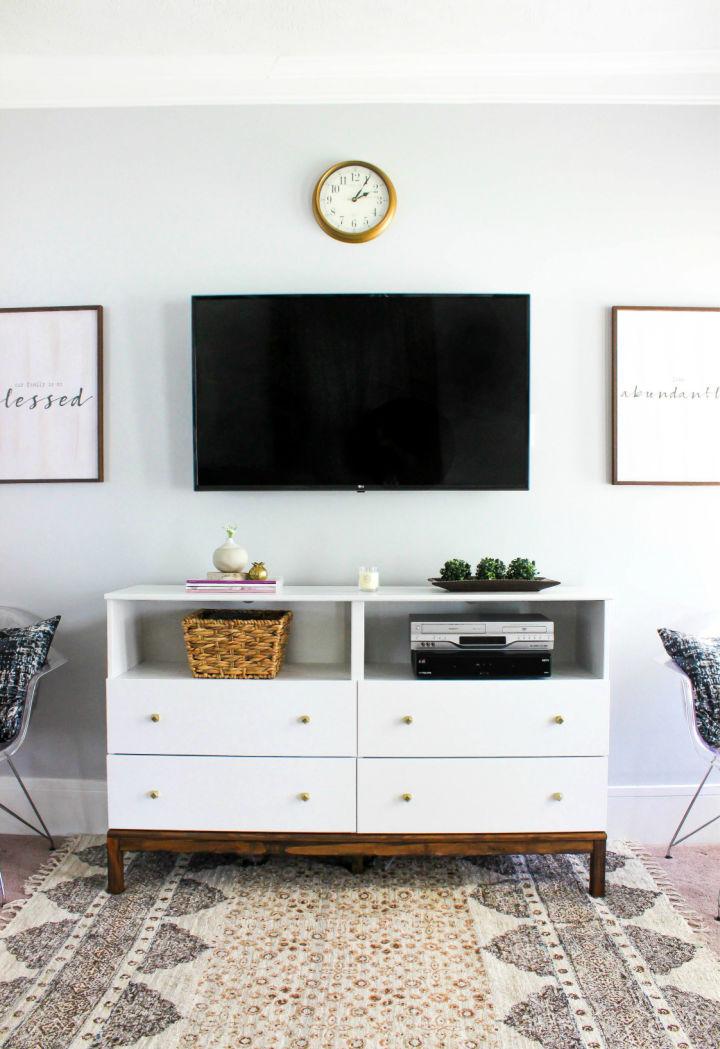 IKEA Tarva Dresser To TV Stand