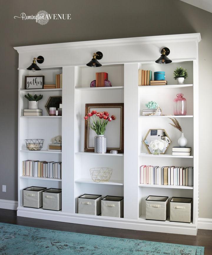 Ikea Billy Bookcase Library Hack