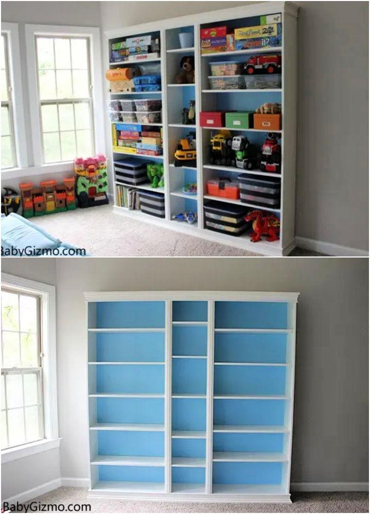 Ikea Playroom Built in Billy Bookcase