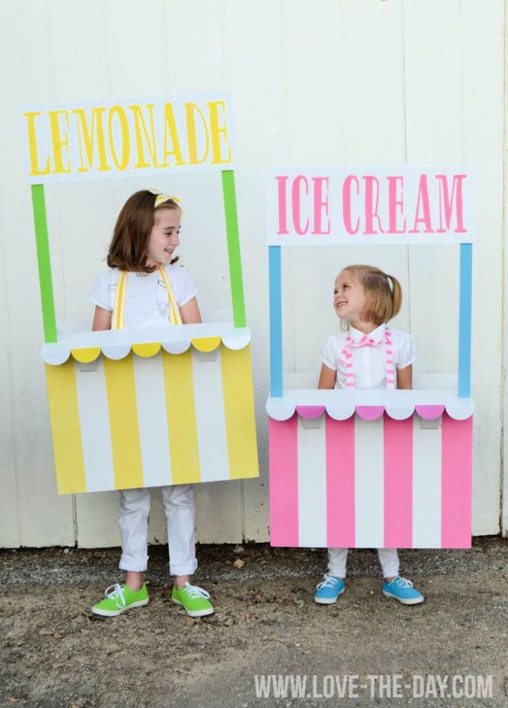 Lemonade and Ice Cream Stand Costumes For 2