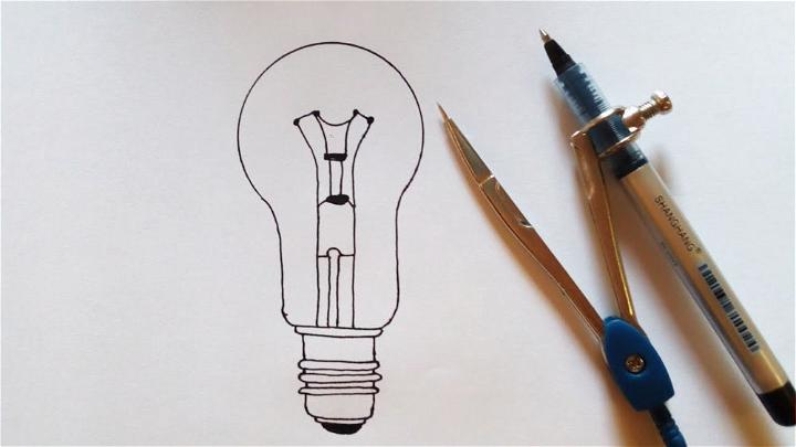 Light Bulb Picture to Draw