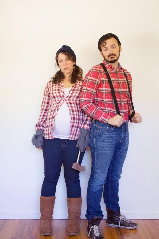 Lumberjack Halloween Couple Costume