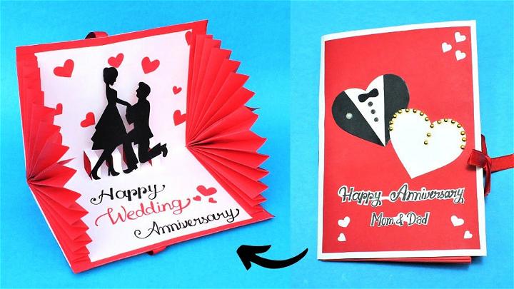 Make Your Own Pop Up Anniversary Card