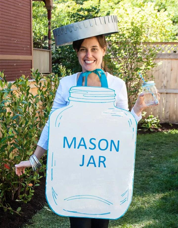 Mason Jar Halloween Costume for Adult