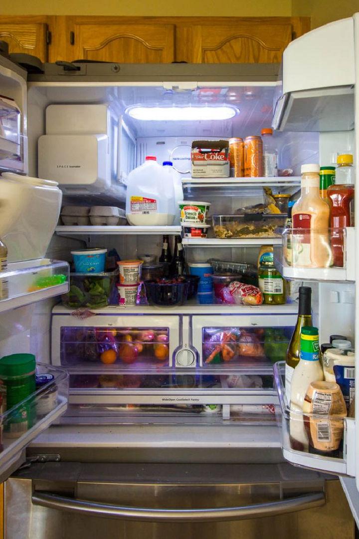 Organize the Fridge from Top to Bottom
