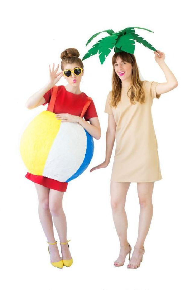 Palm Tree and Beach Ball Costumes
