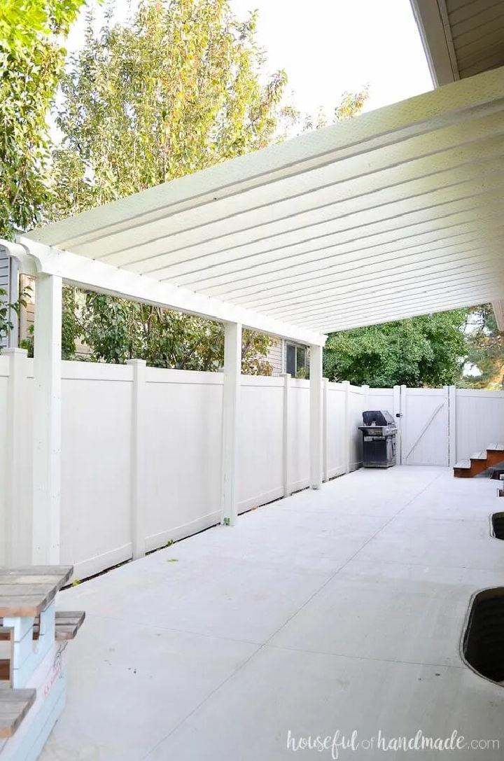 Patio Cover Pergola Attached to the House
