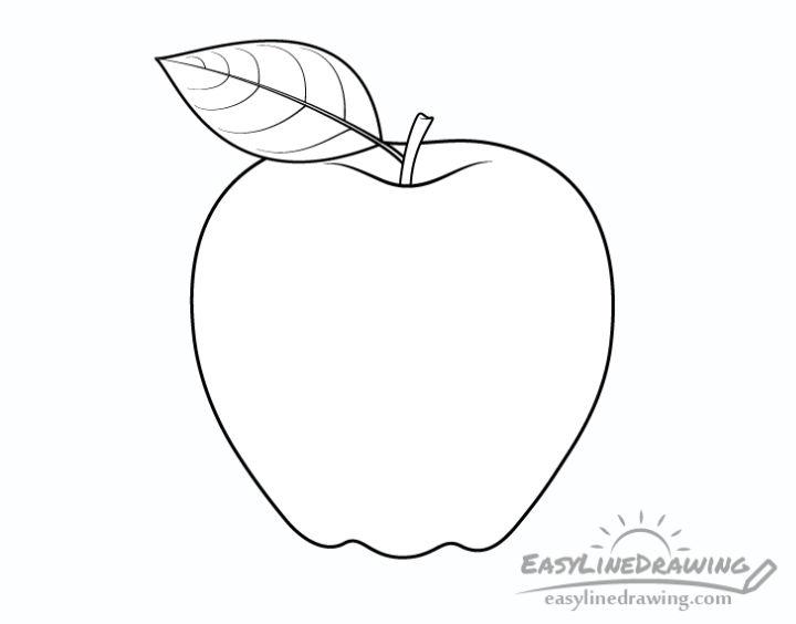 How To Draw An Apple For Kids An Easy StepByStep Guide