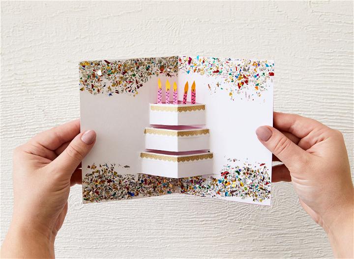 Pop out Birthday Card with Confetti
