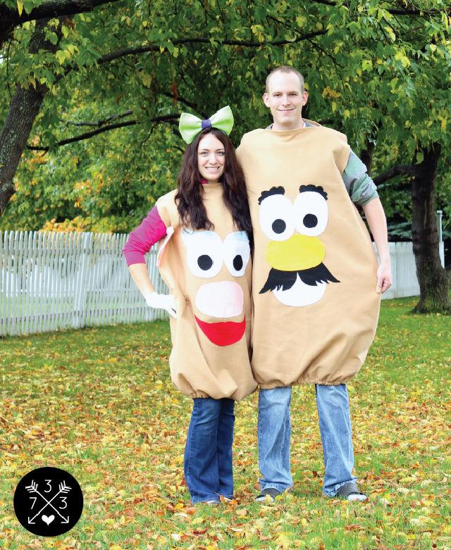 Potato Head Teen Couple Costume